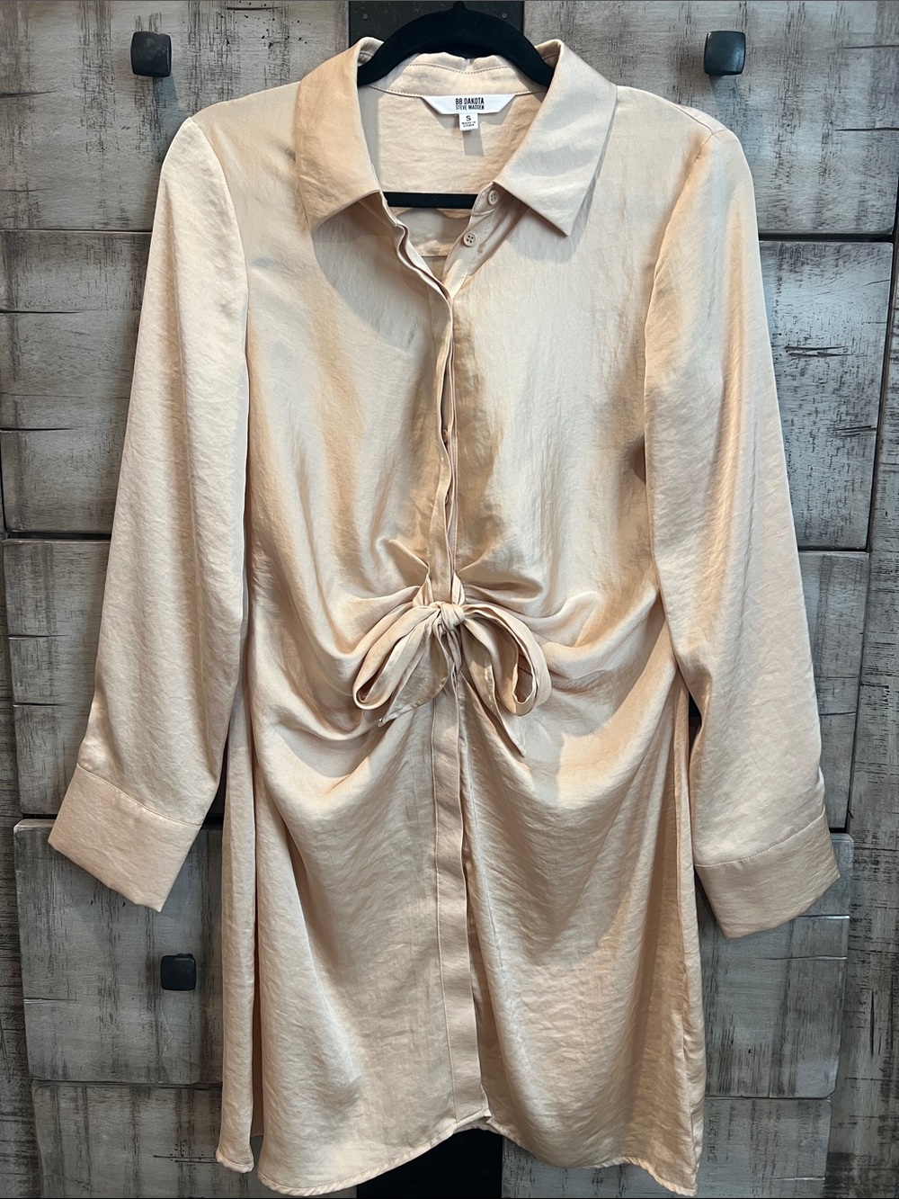 Women’s Silk, Gold Dress, Small